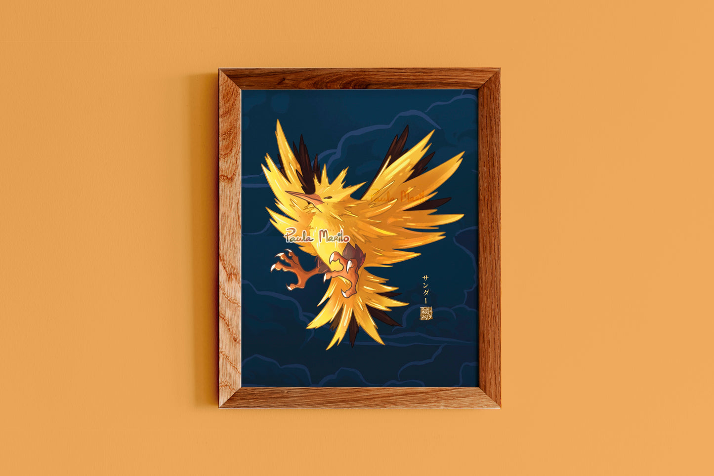 Legendary Zapdos Art Print