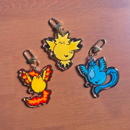 Zapdos Legendary Chook Keychain