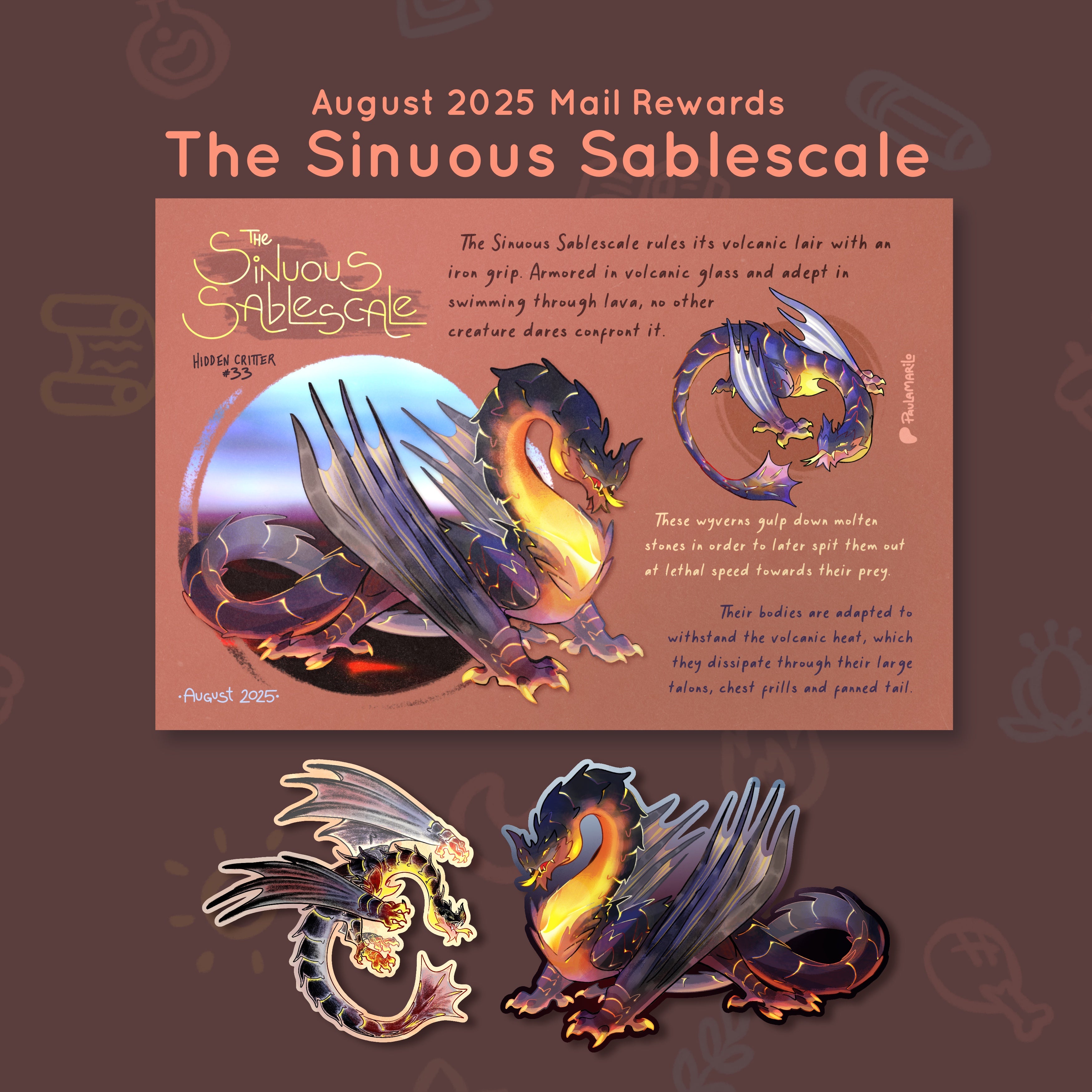 Critter n.º 30 - Skipping Mossray - Recompensas de marzo de 2025