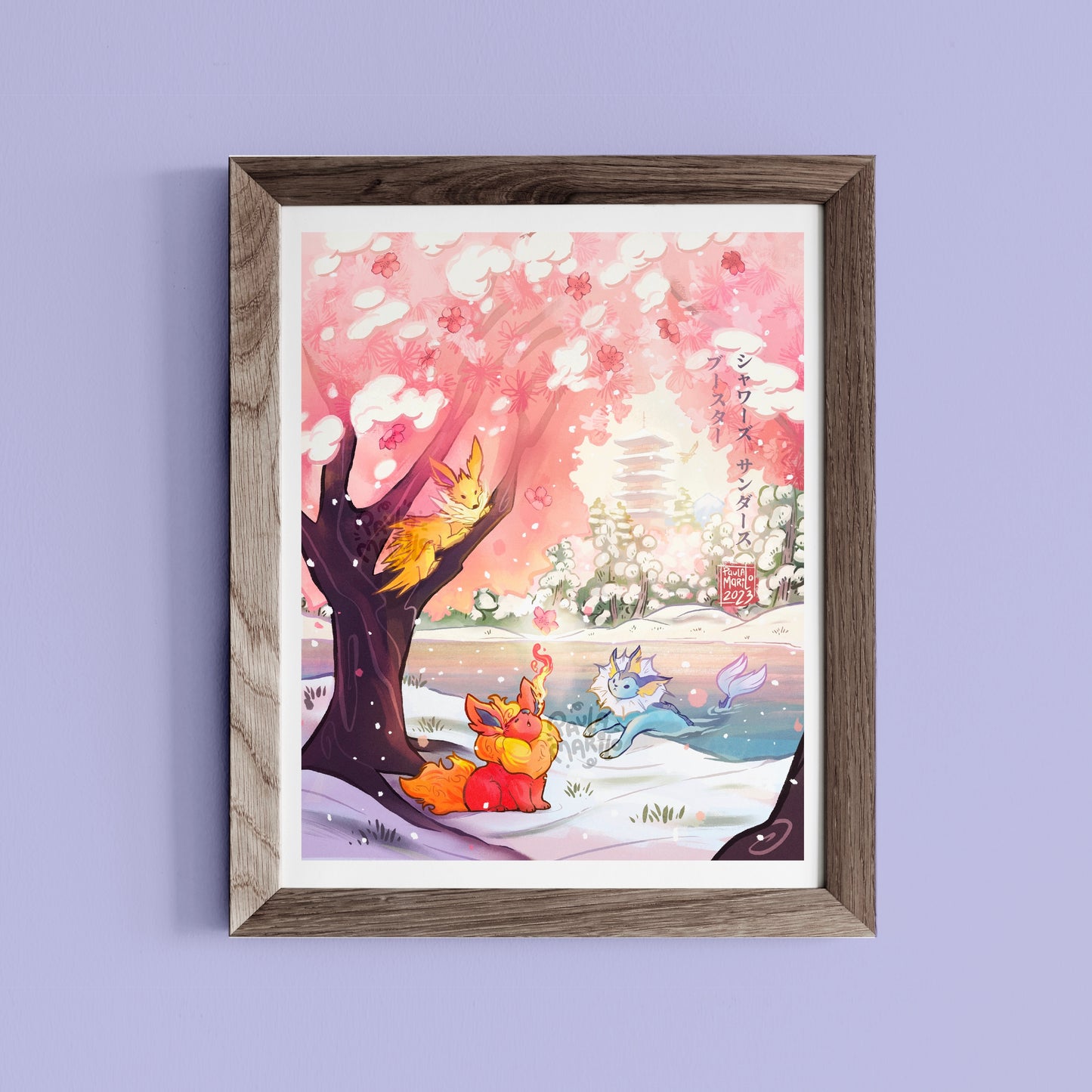 Ecruteak Snowfall Art Print