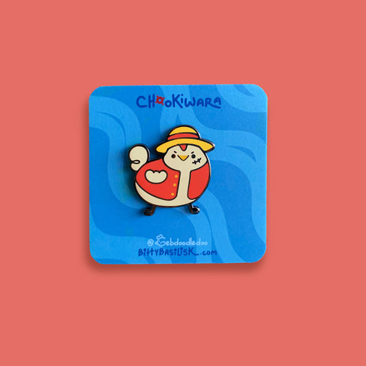 Luffy Chook Enamel Pin