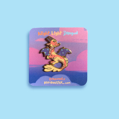 NightLight Dragon Enamel Pin