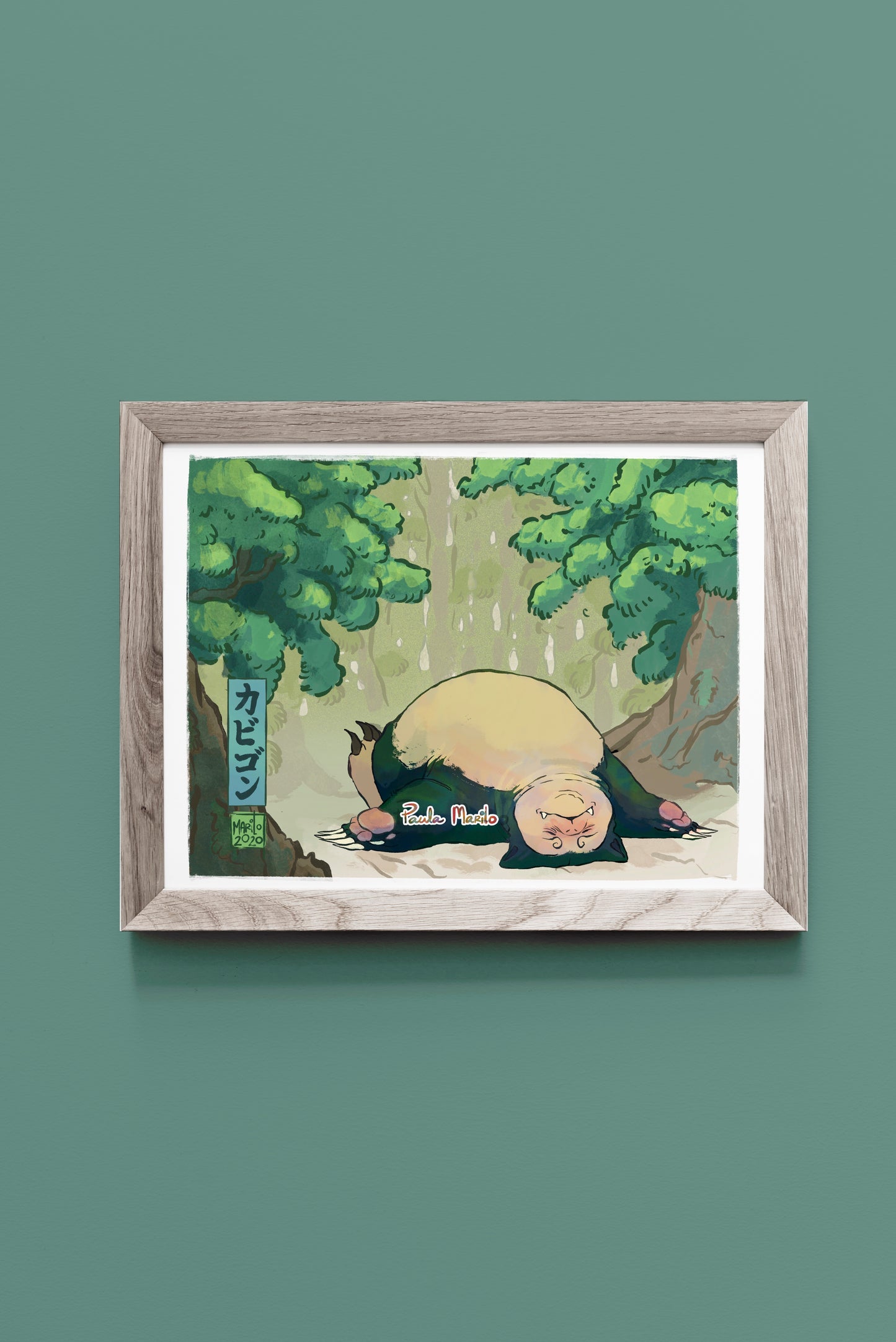 Snorlax Art Print