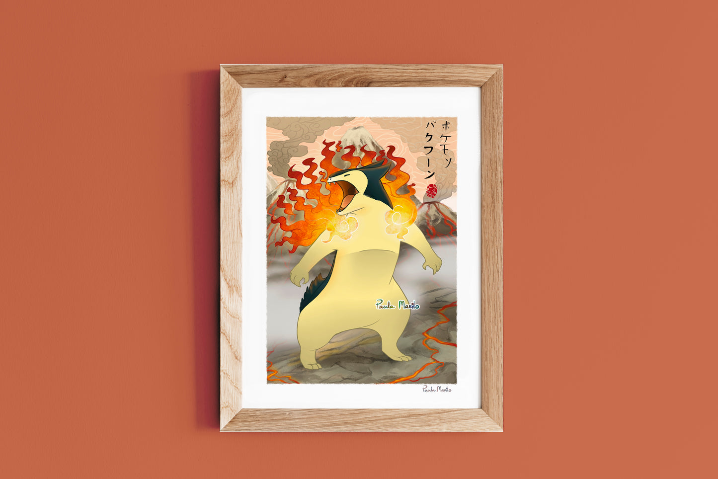 Typhlosion Art Print