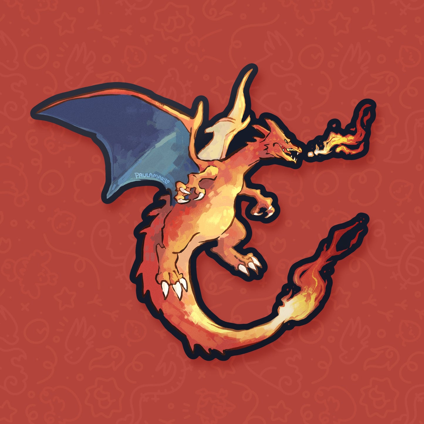 Charizard Vinyl Sticker