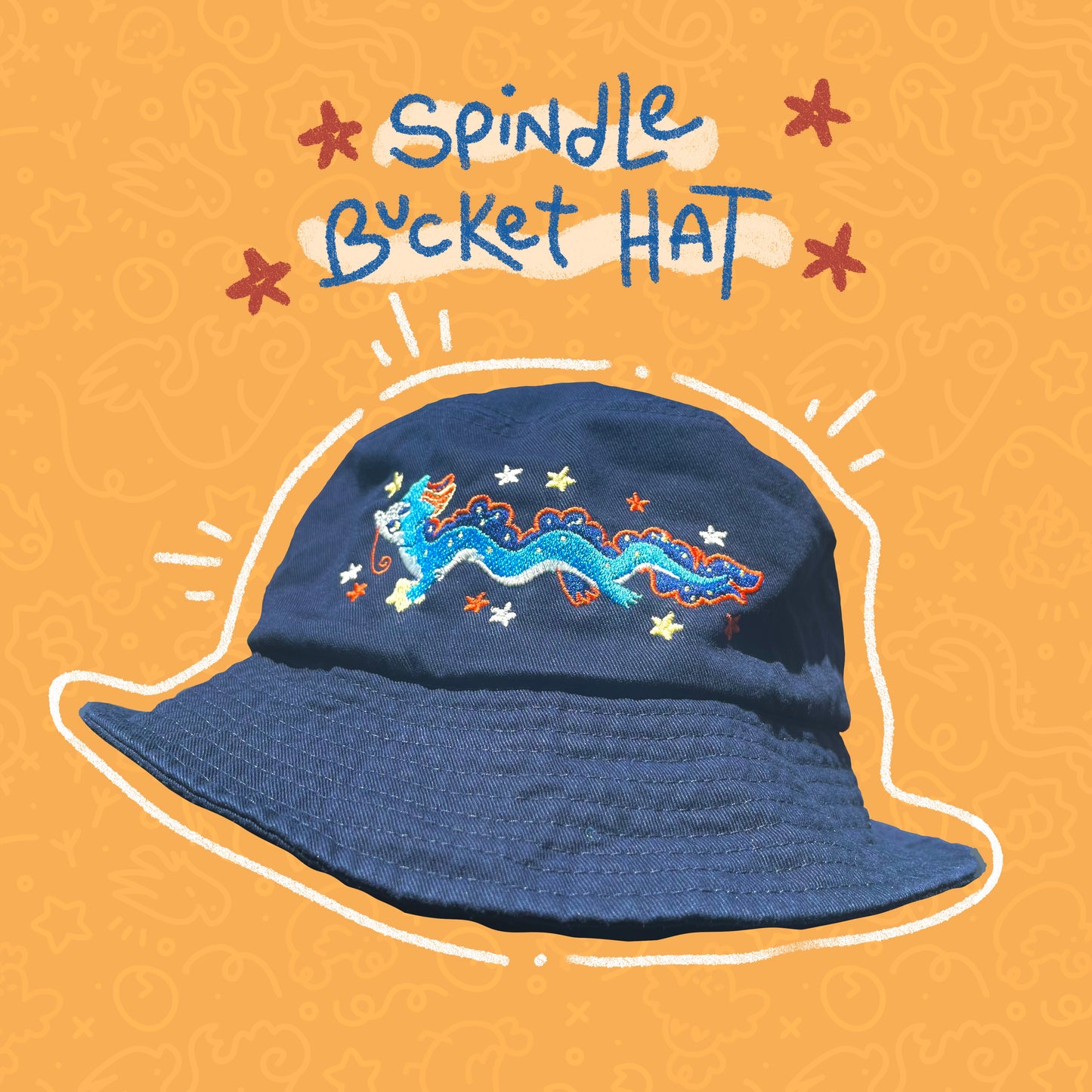 Spindle's Stars Bucket Hat