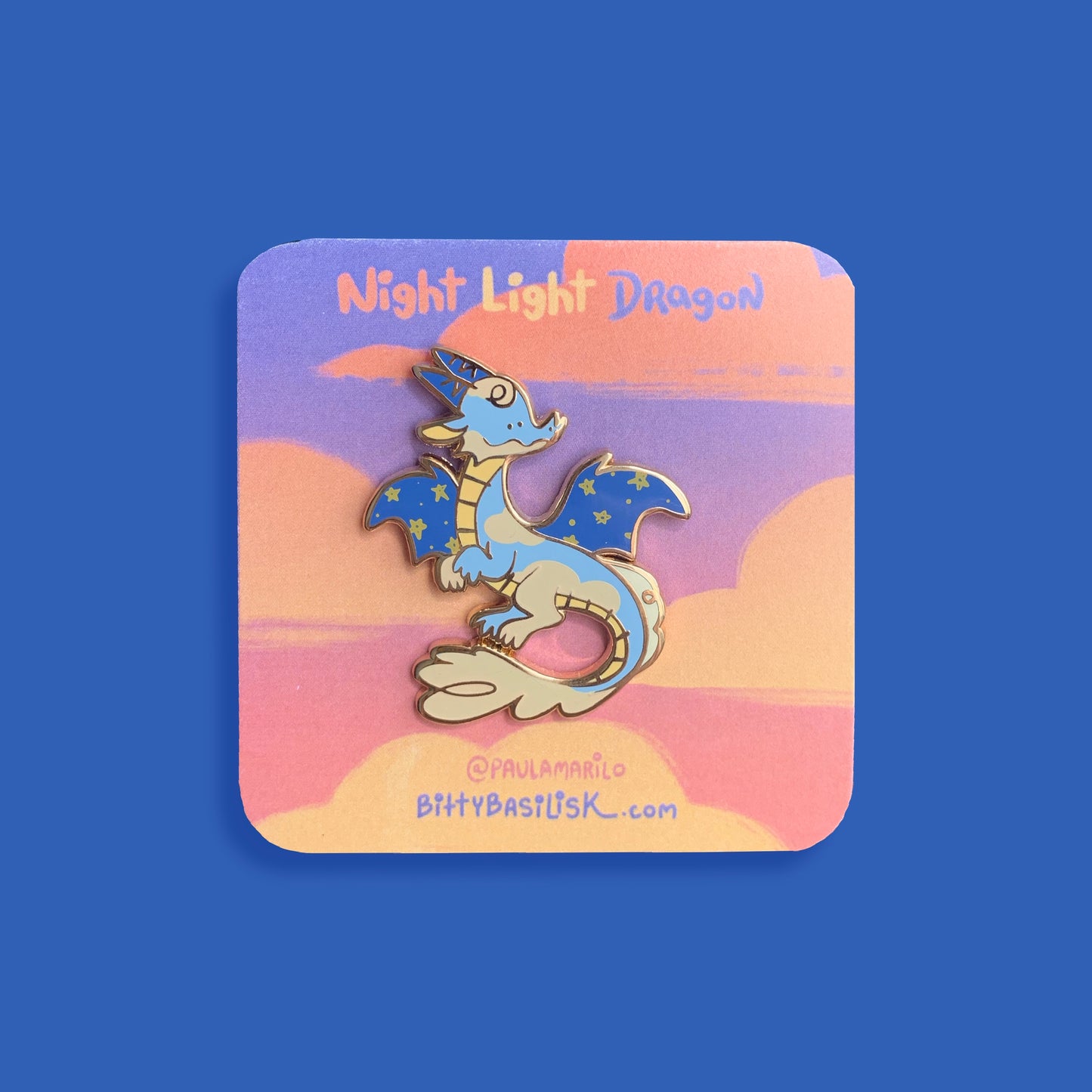 NightLight Dragon Enamel Pin