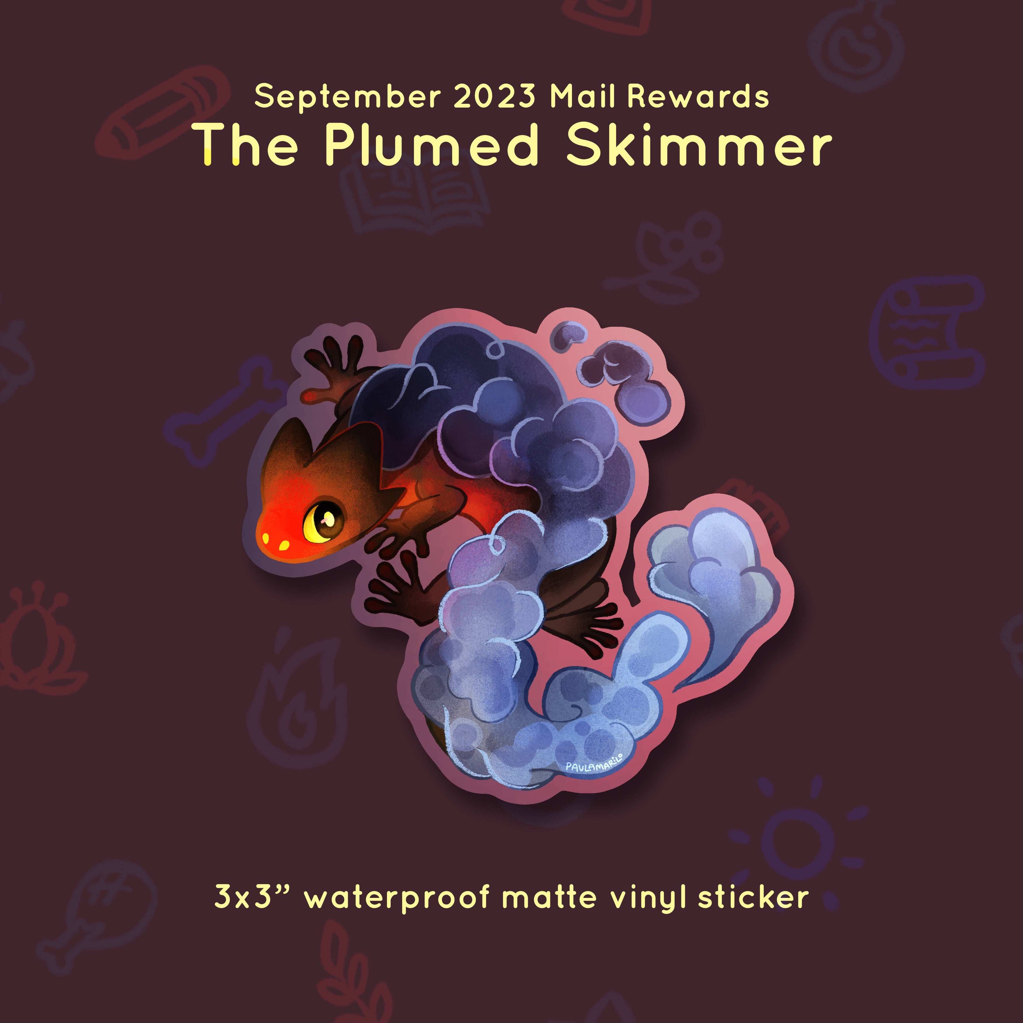 Critter #15 - Plumed Skimmer - September 2023 Rewards