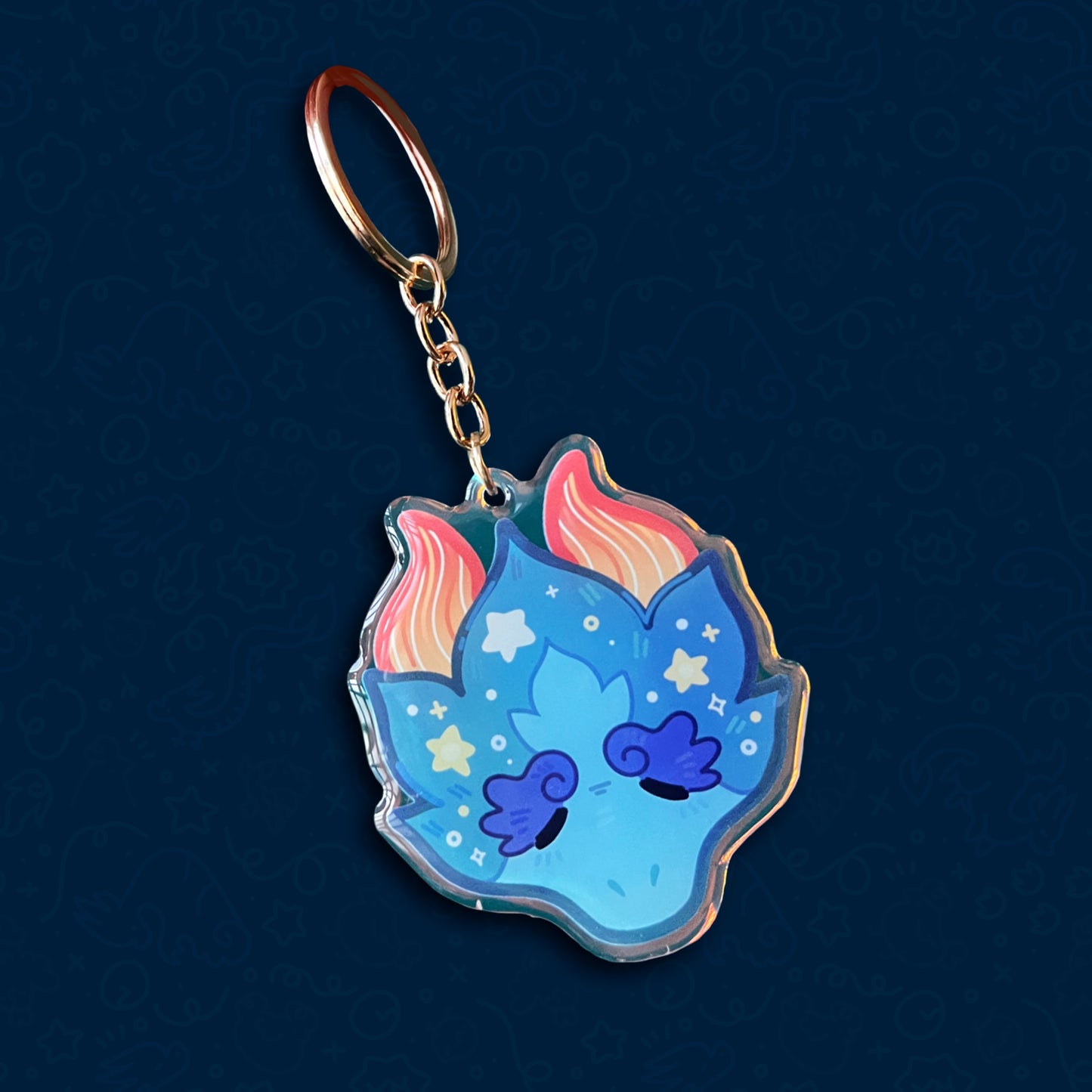 Spindle the Star Keeper Keychain