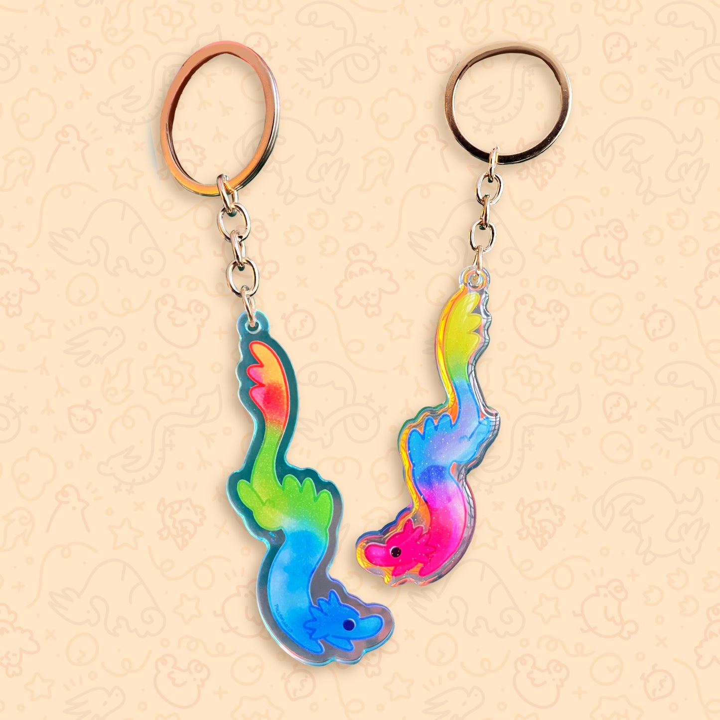 Gummy Wyrms Keychain