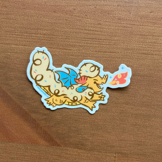 Lua Fire Vinyl Sticker